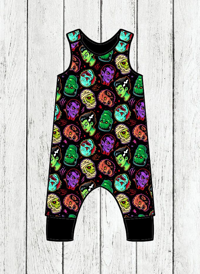 Jardineiras Grow With Me Monsters! - Por Encomenda