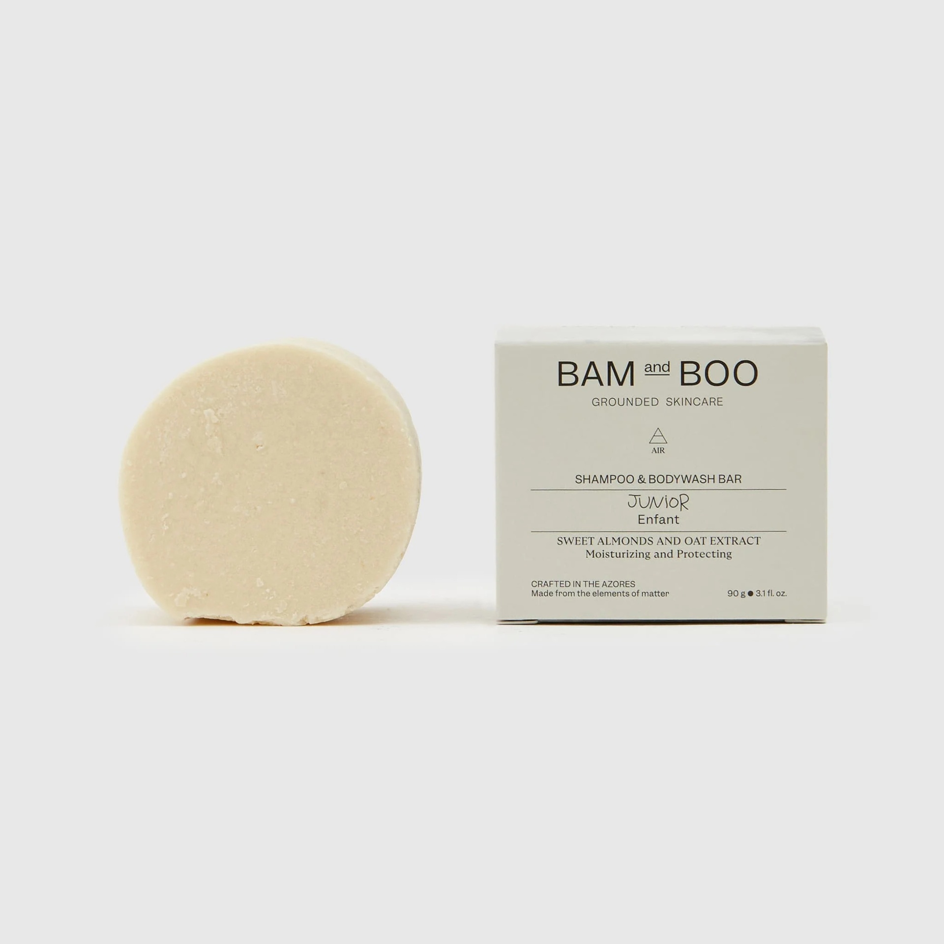 Champô e gel de banho em barra Criança Barra de shampoo e gel de banho com embalagem BAM and BOO