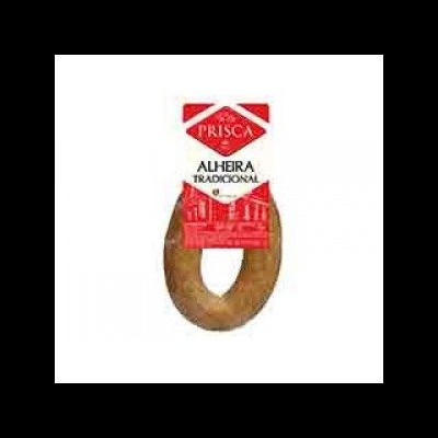 Alheira tradicional embalada da marca Prisca