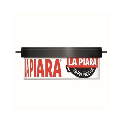 Lata de creme LA PIARA TAPA NEGRA com tampa preta
