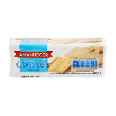Pacote de bolachas Amanhecer Cream Cracker 200g