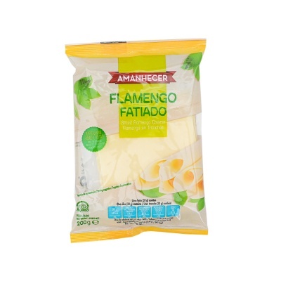 Pacote de queijo Flamengo fatiado AMANHECER 200g
