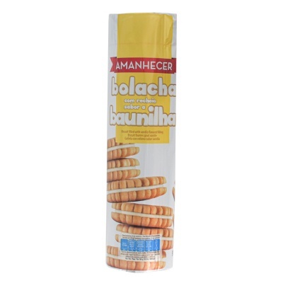 Pacote de bolachas Amanhecer sabor baunilha