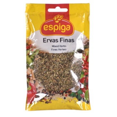 Embalagem de plástico com Ervas Finas marca espiga
