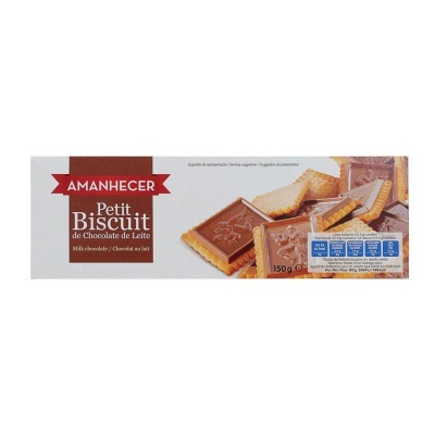 Embalagem de biscoitos Petit Biscuit de chocolate de leite AMANHECER