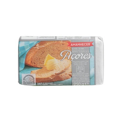 Pacote de manteiga Amanhecer dos Açores com 250 g