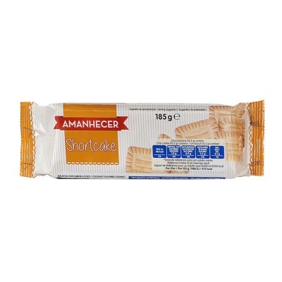 Pacote de bolachas Amanhecer Shortcake 185g