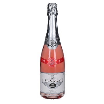 Garrafa de vinho espumante rosé Corte Real meio seco