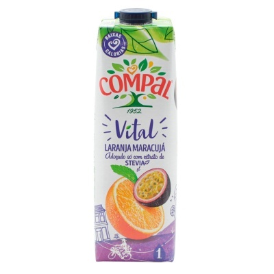 Produto Compal Vital sumo de laranja e maracujá 1 litro
