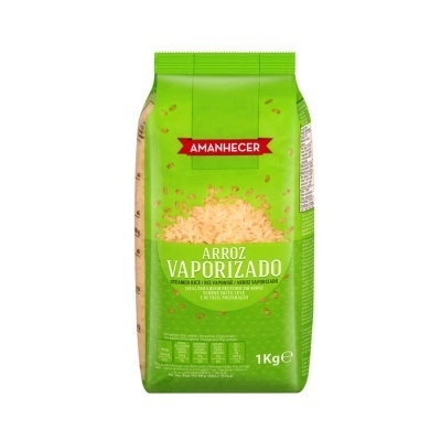 Pacote verde de arroz vaporizado Amanhecer 1kg