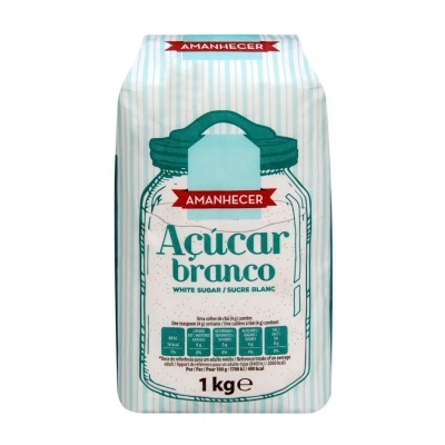 Pacote de açúcar branco Amanhecer 1 kg