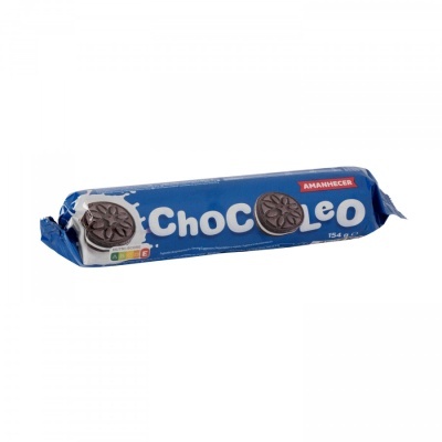 Pacote de bolachas ChoCoLeo da marca Amanhecer