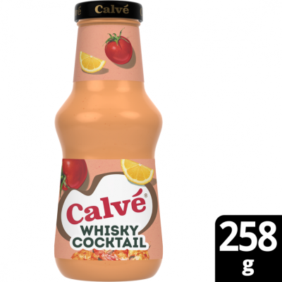 Garrafa de molho Calvé Whisky Cocktail 258 g
