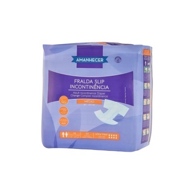 Pacote de fraldas para adultos AMANHECER Fralda Slip Incontinência médio