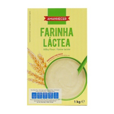 Caixa de farinha láctea amanhecer 1 kg