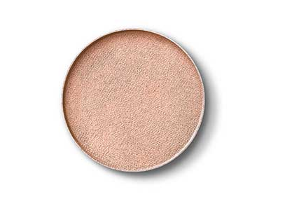 QDB5452 Sombra Refil Cintilante Nudite, 1,5g Pó compacto bege claro em fundo branco