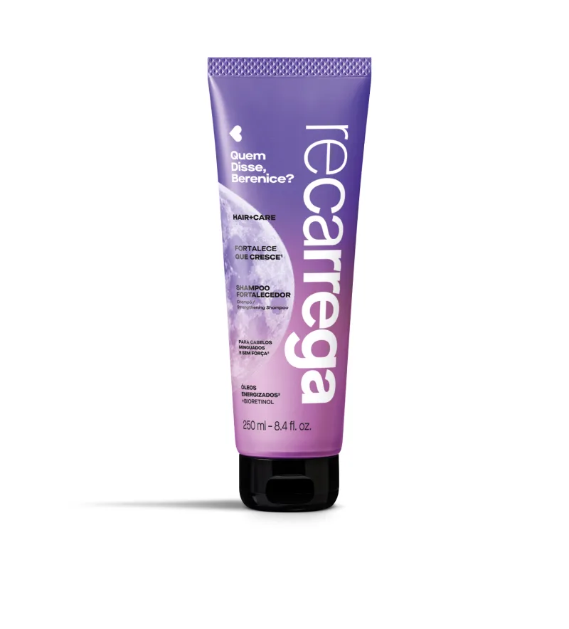 QDB53710 Shampoo Recarrega, 250ml Tubo roxo de shampoo recarrega da Quem Disse, Berenice?, 250 ml