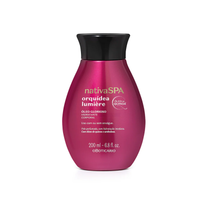 Óleo hidratante corporal nativaSPA orquídea lumière 200 ml