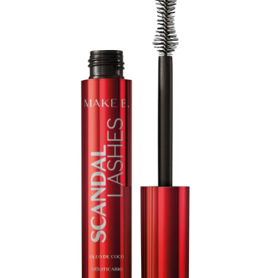 Máscara para pestanas MAKE B. SCANDAL LASHES vermelha com aplicador