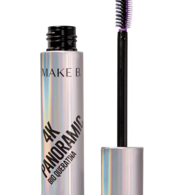 Máscara de pestanas Make B. 4K PANORAMIC BIO QUERATINA com escova curva