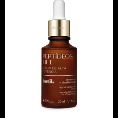 Frasco de sérum Peptídeos Lift Botik com conta-gotas