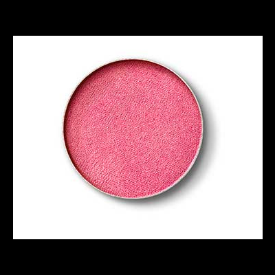 Sombra de olhos rosa em pó compacta com textura fina