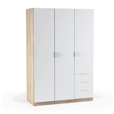 Roupeiro&#x20;3&#x20;Portas&#x20;de&#x20;bater&#x20;e&#x20;3&#x20;Gavetas