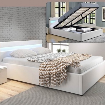 Cama&#x20;de&#x20;casal,&#x20;estrado&#x20;elevat&#x00F3;rio,&#x20;luz&#x20;LED&#x20;e&#x20;Colunas&#x20;integradas&#x20;-&#x20;Dispon&#x00ED;vel&#x20;em&#x20;2&#x20;cores&#x20;e&#x20;2&#x20;medidas