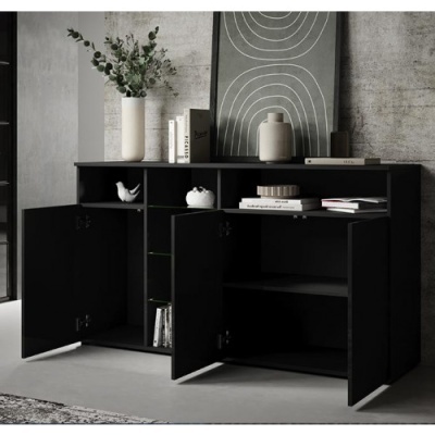 Aparador&#x20;3&#x20;portas&#x20;luz&#x20;LED&#x20;-&#x20;Dispon&#x00ED;vel&#x20;em&#x20;2&#x20;cores