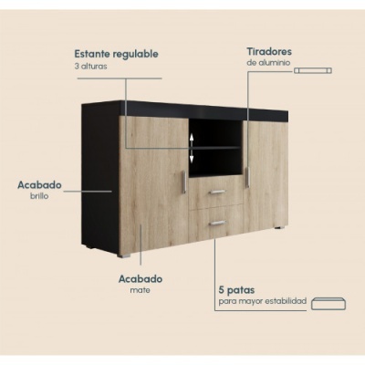 Aparador&#x20;Rand&#x20;-&#x20;Dispon&#x00ED;vel&#x20;em&#x20;4&#x20;cores