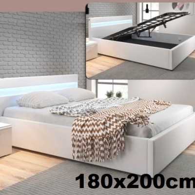 Cama&#x20;de&#x20;Casal&#x20;&#x2B;&#x20;Colch&#x00E3;o&#x20;180x200cm&#x20;estrado&#x20;elevat&#x00F3;rio&#x20;e&#x20;luz&#x20;LED&#x20;-&#x20;Dispon&#x00ED;vel&#x20;em&#x20;2&#x20;cores&#x20;e&#x20;2&#x20;medidas