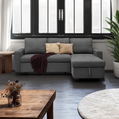 Sof&#x00E1;-Cama&#x20;com&#x20;Chaiselongue&#x20;Revers&#x00ED;vel