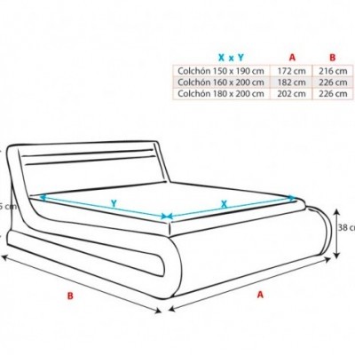 Cama&#x20;de&#x20;casal&#x20;Riha&#x20;estrado&#x20;elevat&#x00F3;rio&#x20;luz&#x20;LED&#x20;-&#x20;Dispon&#x00ED;vel&#x20;em&#x20;3&#x20;medidas&#x20;e&#x20;2&#x20;cores