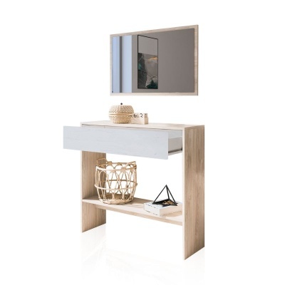 M&#x00F3;vel&#x20;de&#x20;Entrada&#x20;com&#x20;Gaveta&#x20;e&#x20;Espelho&#x20;inclu&#x00ED;do&#x20;-&#x20;Dispon&#x00ED;vel&#x20;em&#x20;4&#x20;cores