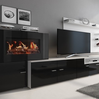 M&#x00F3;veis&#x20;de&#x20;Sala&#x20;Olympo&#x20;com&#x20;lareira&#x20;inclu&#x00ED;da&#x20;-&#x20;Dispon&#x00ED;vel&#x20;em&#x20;2&#x20;cores