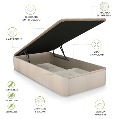 Sommier&#x20;de&#x20;Solteiro&#x20;com&#x20;Sapateira&#x20;-&#x20;Dispon&#x00ED;vel&#x20;em&#x20;3&#x20;cores