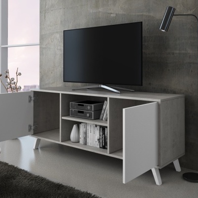 M&#x00F3;vel&#x20;Tv&#x20;Estilo&#x20;N&#x00F3;rdico&#x20;140cm&#x20;-&#x20;Dispon&#x00ED;vel&#x20;em&#x20;2&#x20;cores