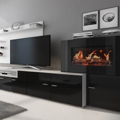 M&#x00F3;veis&#x20;de&#x20;Sala&#x20;Olympo&#x20;com&#x20;lareira&#x20;inclu&#x00ED;da&#x20;-&#x20;Dispon&#x00ED;vel&#x20;em&#x20;2&#x20;cores