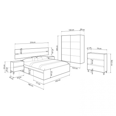 Conjunto&#x20;de&#x20;Mobili&#x00E1;rio&#x20;de&#x20;Quarto