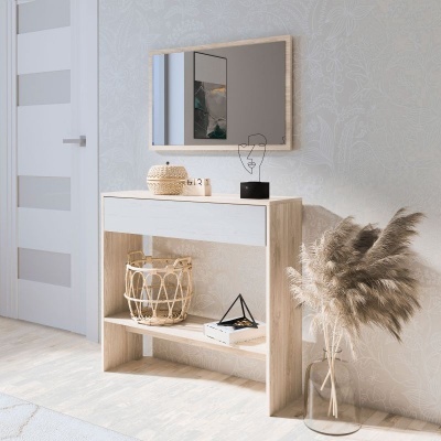 M&#x00F3;vel&#x20;de&#x20;Entrada&#x20;com&#x20;Gaveta&#x20;e&#x20;Espelho&#x20;inclu&#x00ED;do&#x20;-&#x20;Dispon&#x00ED;vel&#x20;em&#x20;4&#x20;cores