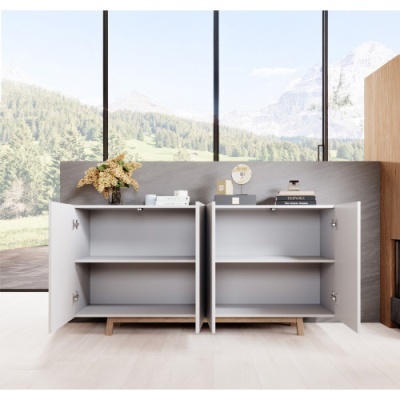 Aparador&#x20;4&#x20;Portas&#x20;Estilo&#x20;N&#x00F3;rdico