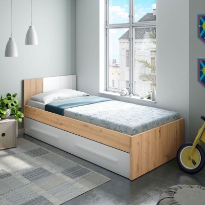 Cama&#x20;de&#x20;Solteiro&#x20;com&#x20;Gavetas&#x20;de&#x20;arruma&#x00E7;&#x00E3;o