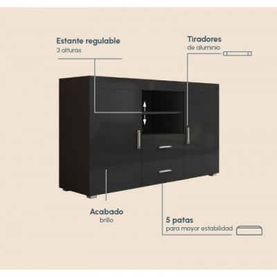 Aparador&#x20;Ran&#x20;-&#x20;Dispon&#x00ED;vel&#x20;em&#x20;4&#x20;cores