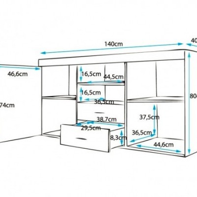 Aparador&#x20;Rand&#x20;-&#x20;Dispon&#x00ED;vel&#x20;em&#x20;4&#x20;cores