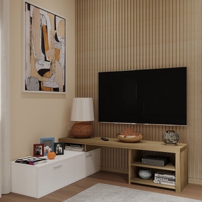 M&#x00F3;vel&#x20;Tv&#x20;M&#x00F3;dulo&#x20;Gavetas&#x20;Extens&#x00ED;vel&#x20;-&#x20;Dispon&#x00ED;vel&#x20;em&#x20;2&#x20;cores
