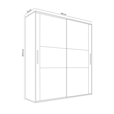 Roupeiro&#x20;2&#x20;Portas&#x20;de&#x20;correr&#x20;180cm&#x20;-&#x20;Dispon&#x00ED;vel&#x20;em&#x20;4&#x20;cores