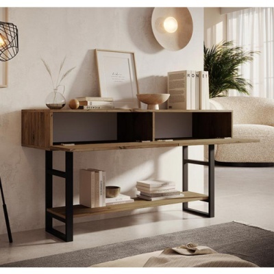 Consola&#x20;com&#x20;Prateleira&#x20;e&#x20;Gaveta&#x20;de&#x20;Arruma&#x00E7;&#x00E3;o