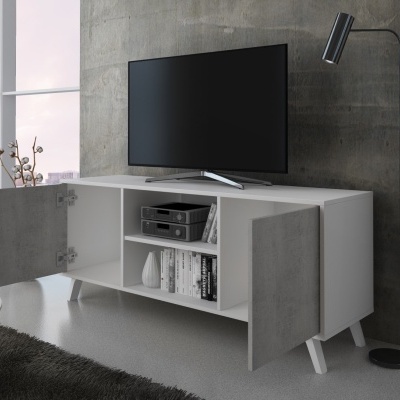 M&#x00F3;vel&#x20;Tv&#x20;Estilo&#x20;N&#x00F3;rdico&#x20;140cm&#x20;-&#x20;Dispon&#x00ED;vel&#x20;em&#x20;2&#x20;cores