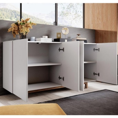 Aparador&#x20;4&#x20;Portas&#x20;Estilo&#x20;N&#x00F3;rdico