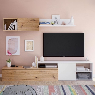 Conjunto&#x20;de&#x20;M&#x00F3;veis&#x20;de&#x20;Sala&#x20;Estilo&#x20;N&#x00F3;rdico&#x20;Revers&#x00ED;vel